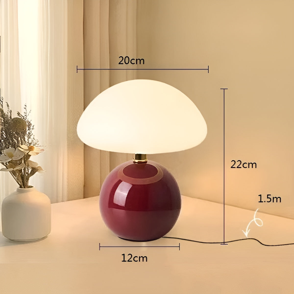 Lumenara | Cozy Compact Mid-Century Modern Decorative Lamp 11