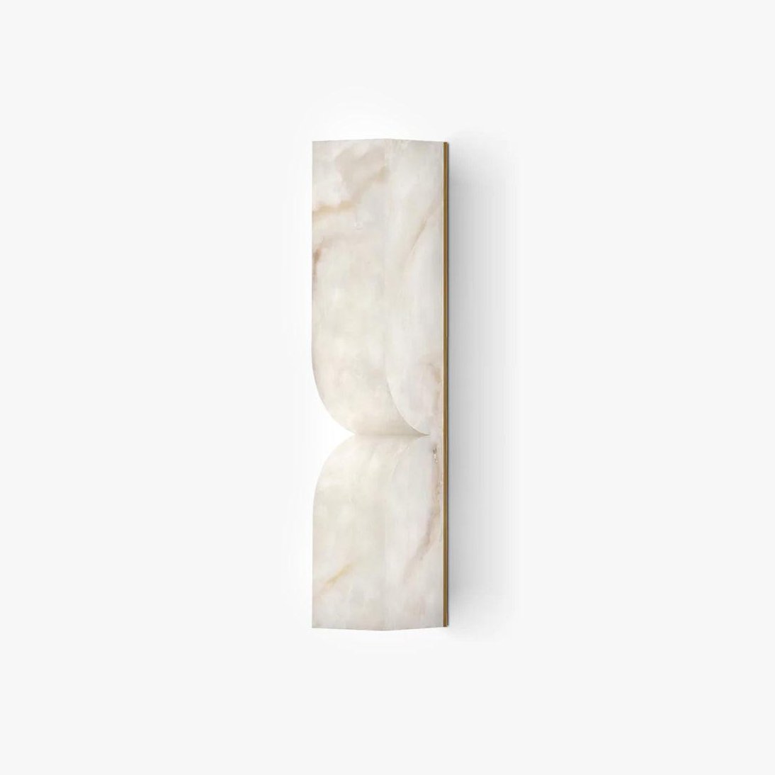 AlabasterGlow | Elegant Minimalist Alabaster Wall Sconce Light Fixture 0