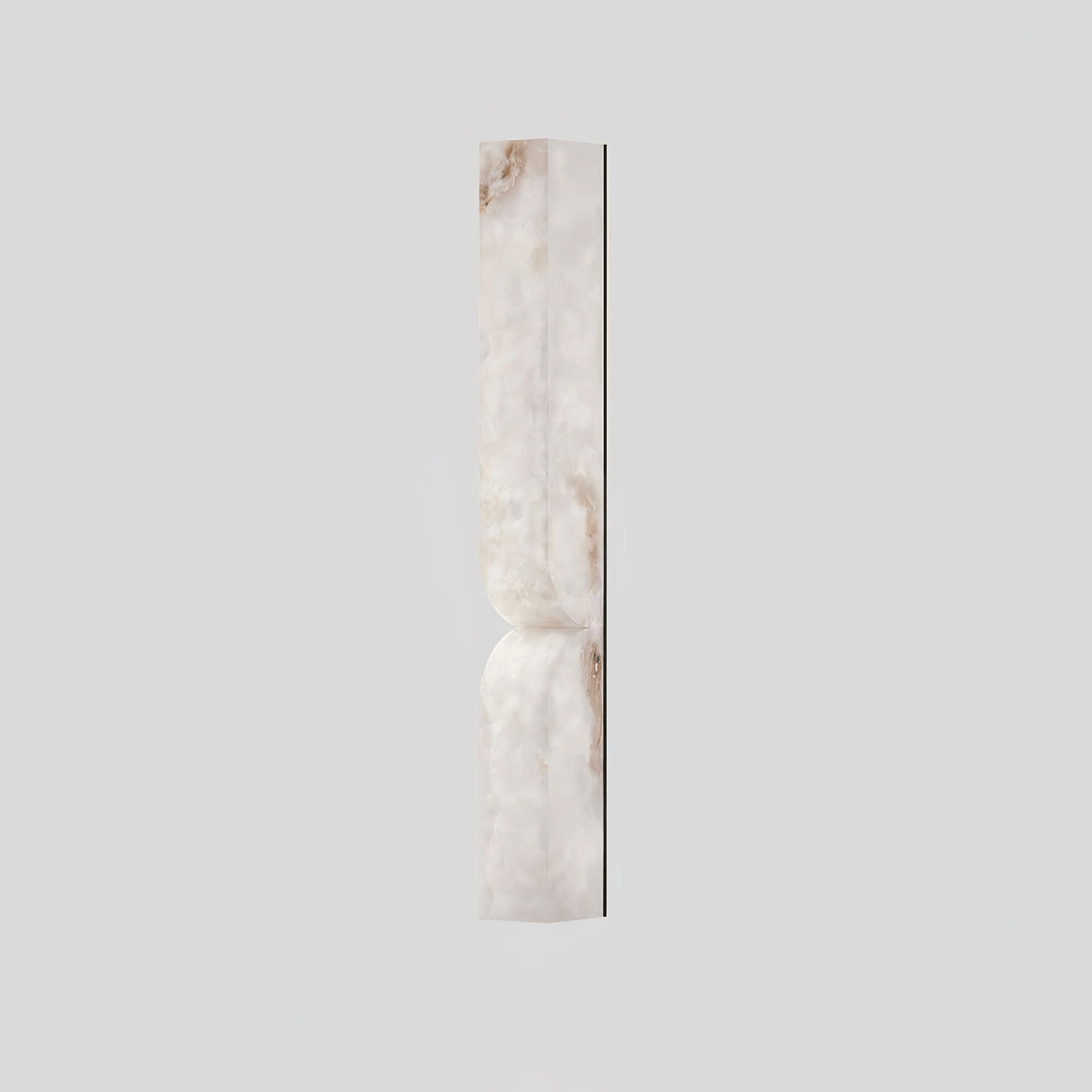 AlabasterGlow | Elegant Minimalist Alabaster Wall Sconce Light Fixture 3