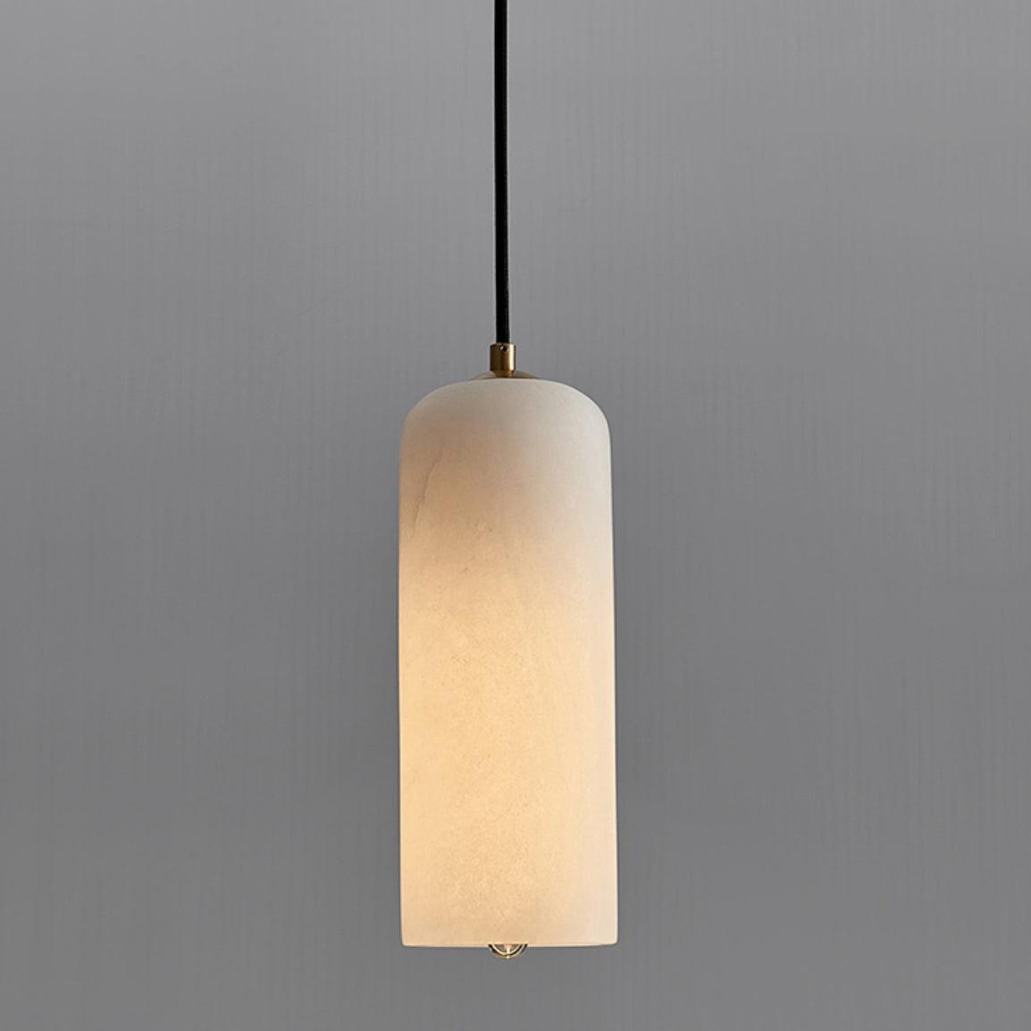 AlabasterGlow | Elegant Modern Brass-Finished Kitchen Pendant Lighting 0