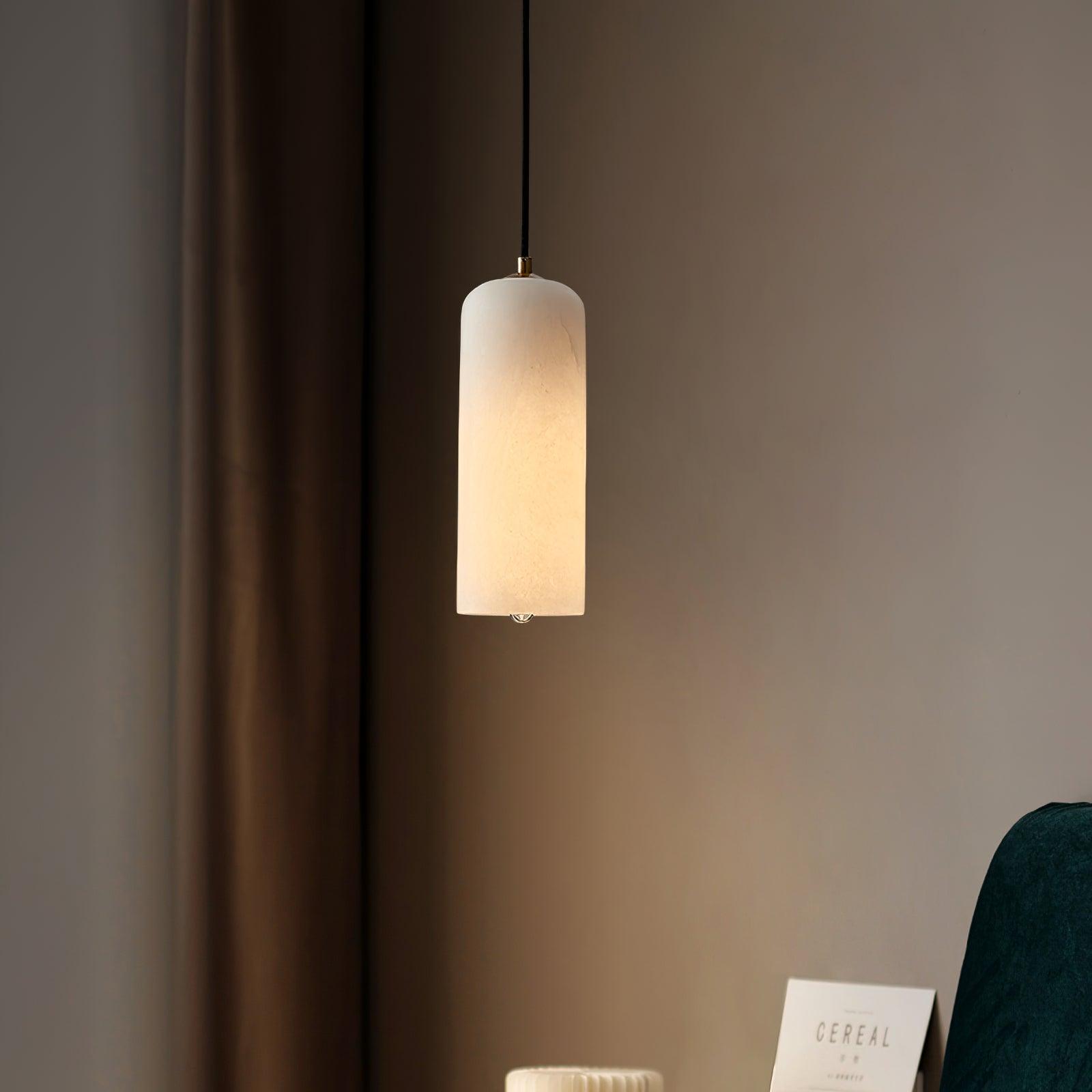AlabasterGlow | Elegant Modern Brass-Finished Kitchen Pendant Lighting 7