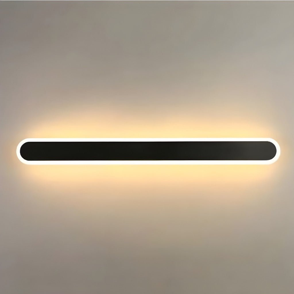 AluminaGlow | Modern Sleek Outdoor Wall Sconce with Rounded Design 0