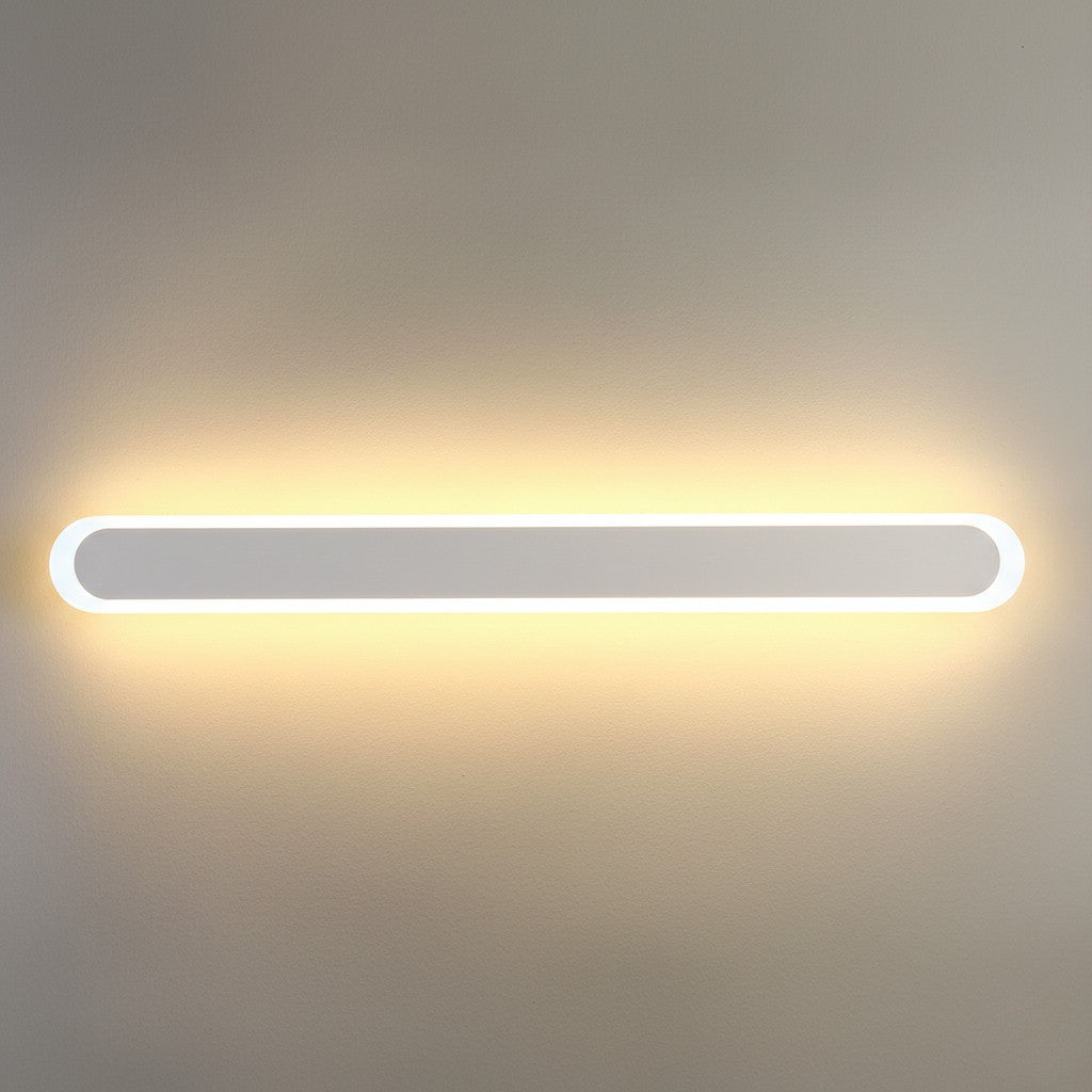 AluminaGlow | Modern Sleek Outdoor Wall Sconce with Rounded Design 10