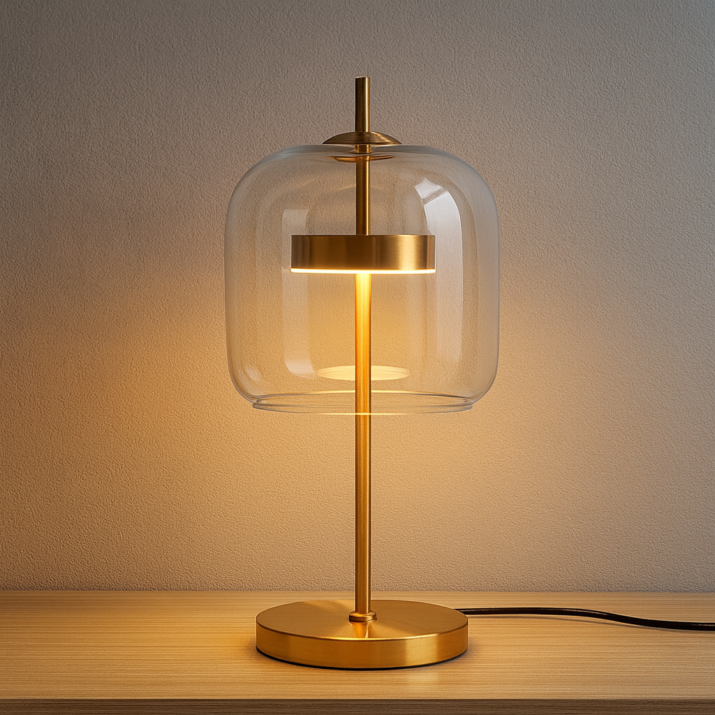 AuraGlass | Elegant Stained Glass Bedside Table Lamp for Cozy Spaces 3