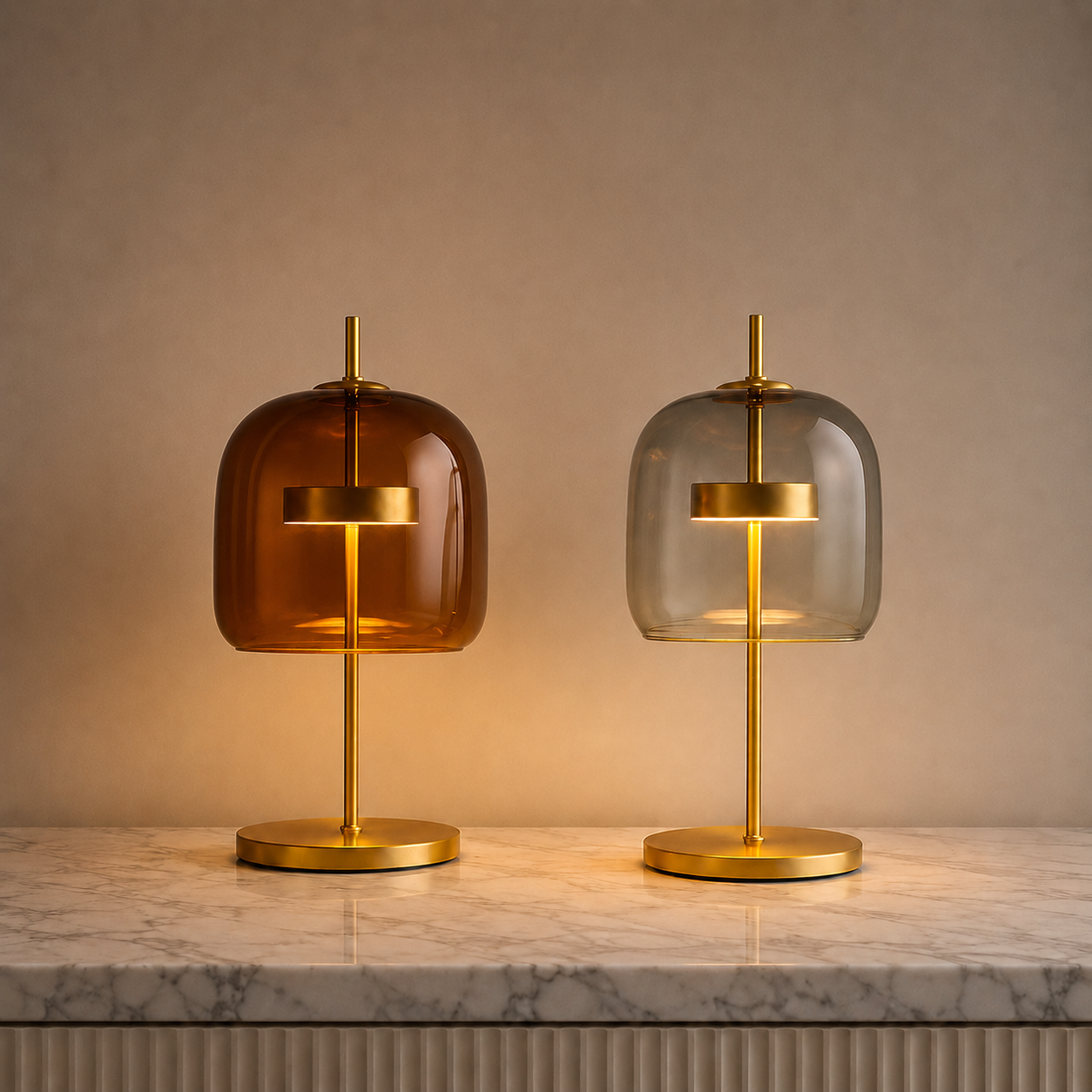 AuraGlass | Elegant Stained Glass Bedside Table Lamp for Cozy Spaces 4