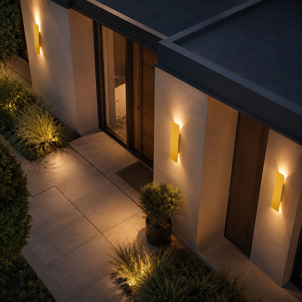 AuroraGlow | Elegant Durable Outdoor Wall Light Fixture with LED 6