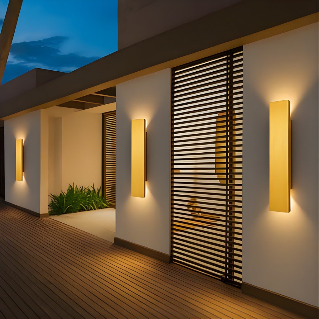 AuroraGlow | Elegant Durable Outdoor Wall Light Fixture with LED 7
