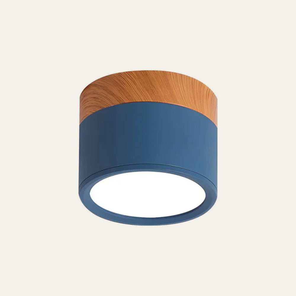 Cylindrical Glow | Playful Elegant Flush Mount Ceiling Light Fixture 11