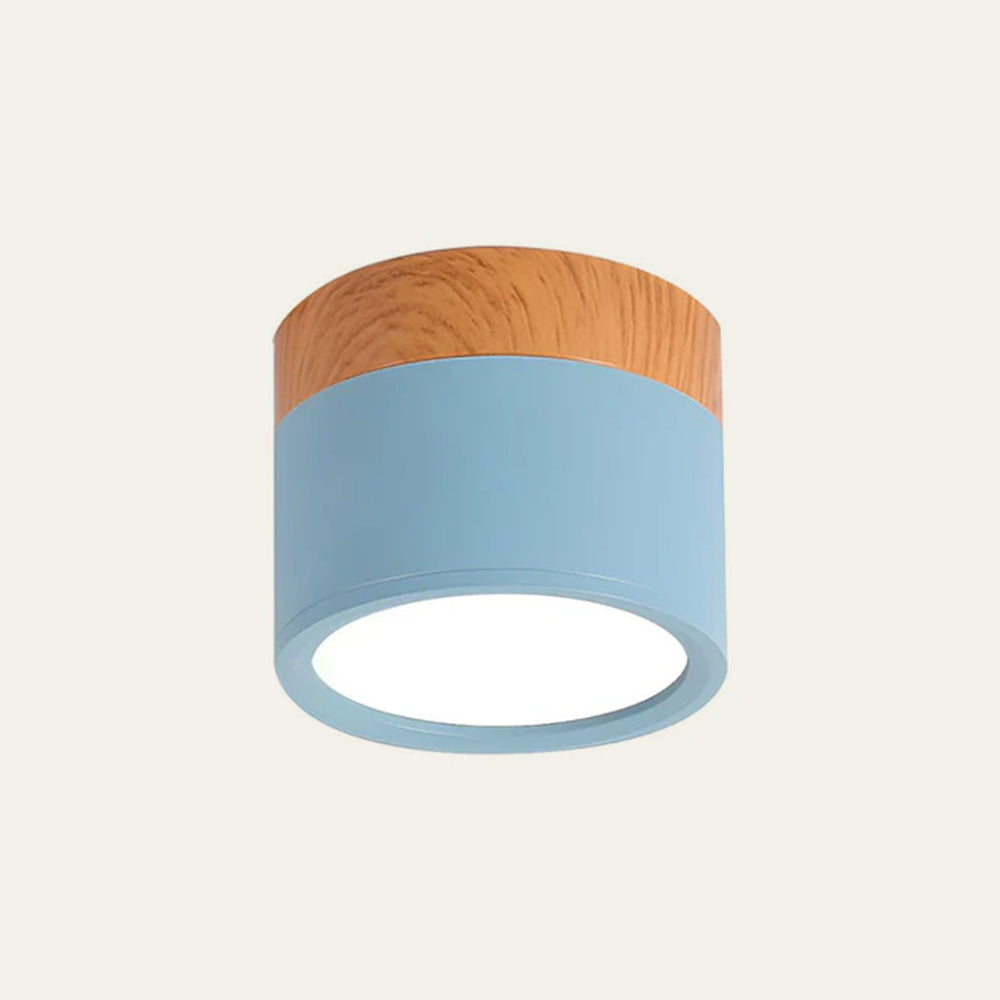 Cylindrical Glow | Playful Elegant Flush Mount Ceiling Light Fixture 15