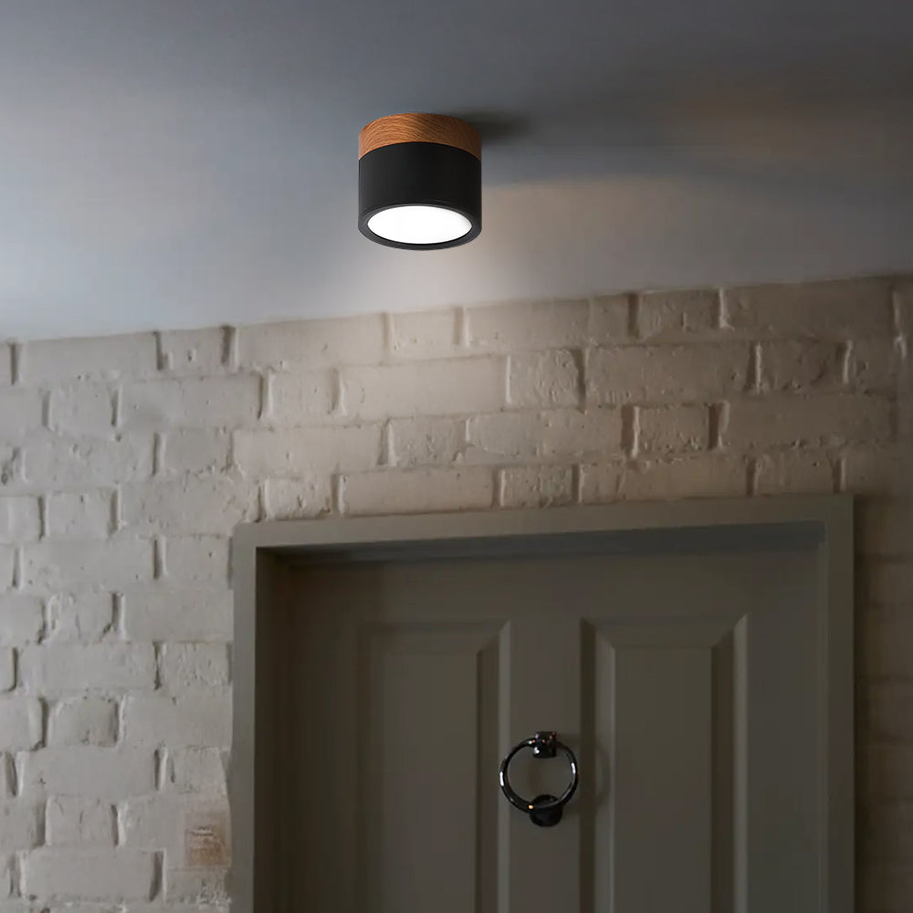 Cylindrical Glow | Playful Elegant Flush Mount Ceiling Light Fixture 7
