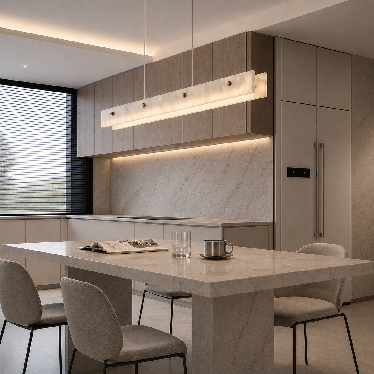 Florentia | Elegant Contemporary Marble Kitchen Pendant Lighting 1