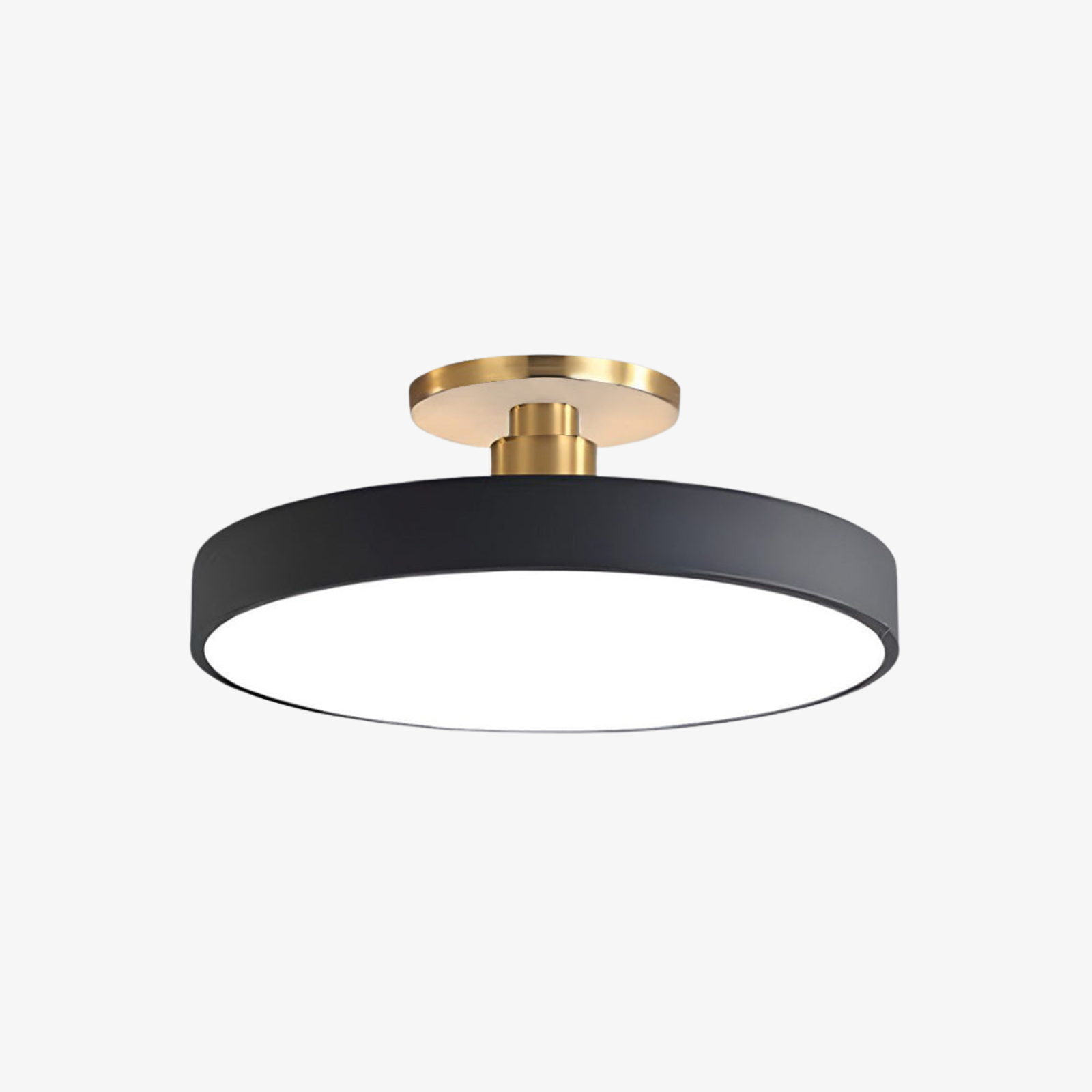 Geometra | Elegant Two-Tone LED Flush Mount Ceiling Light Fixture 1