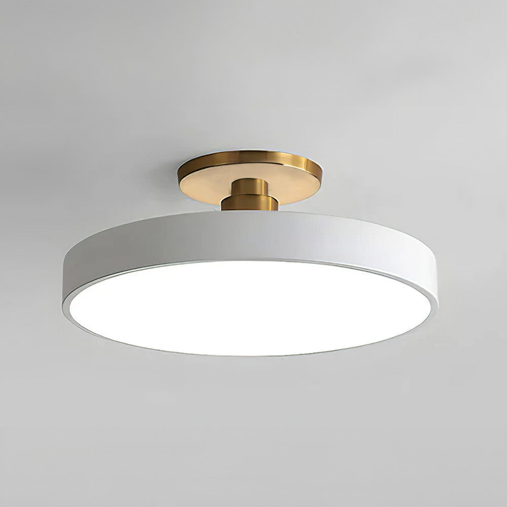 Geometra | Elegant Two-Tone LED Flush Mount Ceiling Light Fixture 18