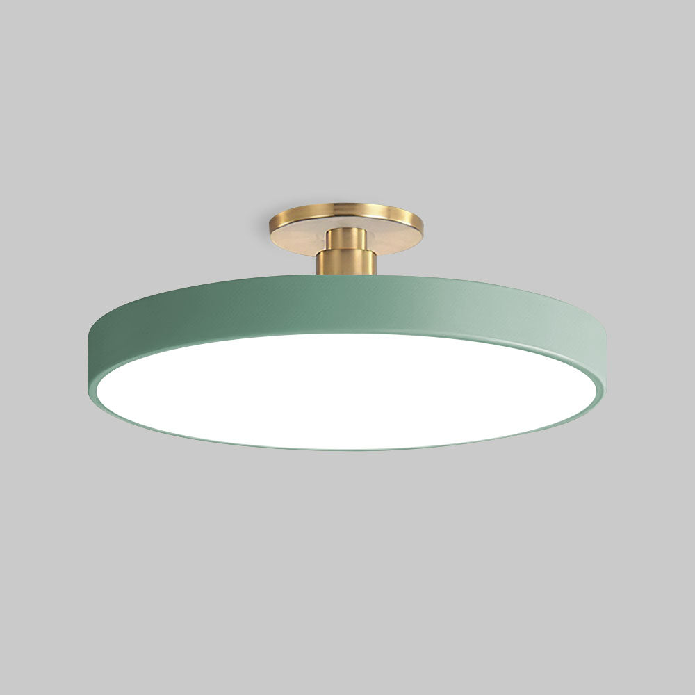 Geometra | Elegant Two-Tone LED Flush Mount Ceiling Light Fixture 5