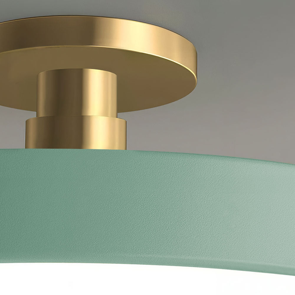 Geometra | Elegant Two-Tone LED Flush Mount Ceiling Light Fixture 6