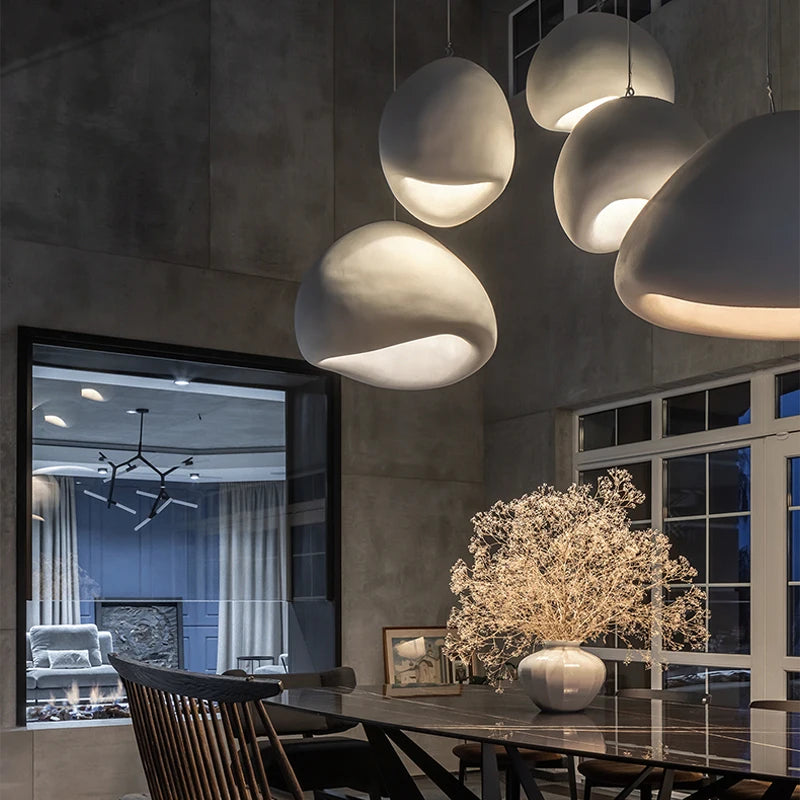 HikariDome | Stylish Textured Japanese Pendant Ceiling Light Fixture 1