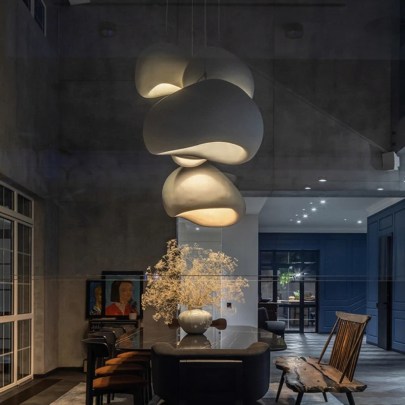 HikariDome | Stylish Textured Japanese Pendant Ceiling Light Fixture 2