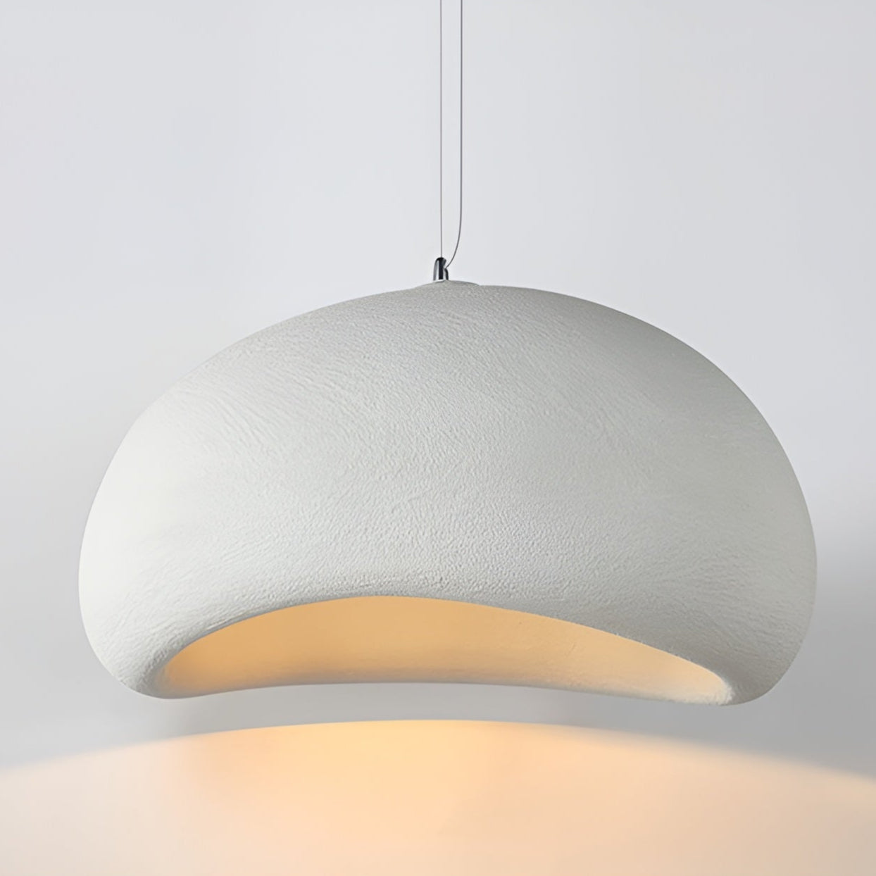 HikariDome | Stylish Textured Japanese Pendant Ceiling Light Fixture 7