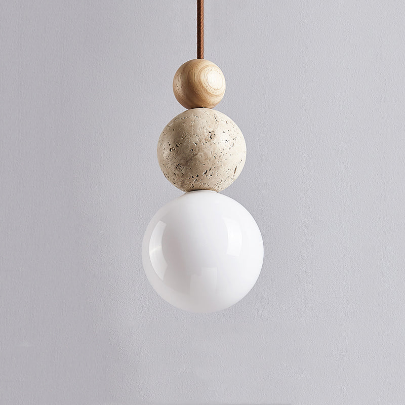 LavaStone | Elegant Natural Travertine Kitchen Pendant Lighting Fixture 3