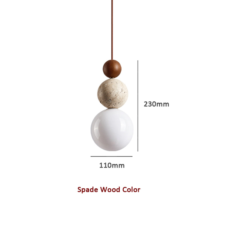 LavaStone | Elegant Natural Travertine Kitchen Pendant Lighting Fixture 4