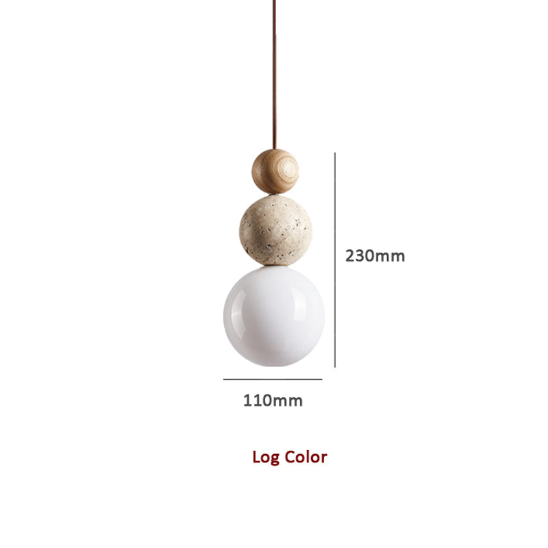 LavaStone | Elegant Natural Travertine Kitchen Pendant Lighting Fixture 5