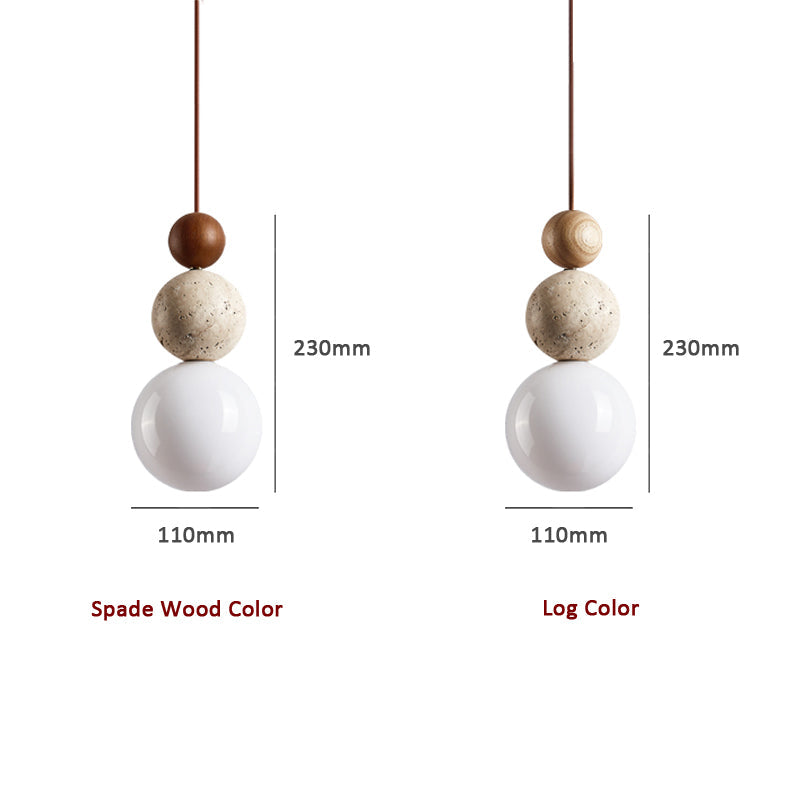 LavaStone | Elegant Natural Travertine Kitchen Pendant Lighting Fixture 6