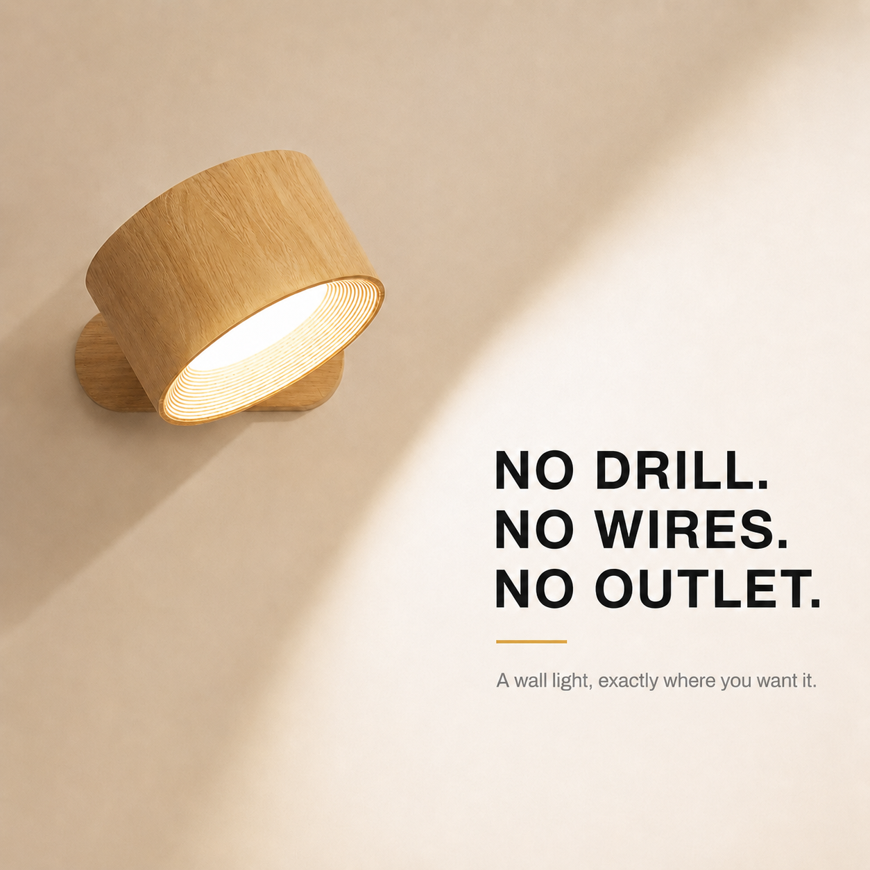 LumenMagnet | Stylish Rechargeable Magnetic Wall Reading Light 1