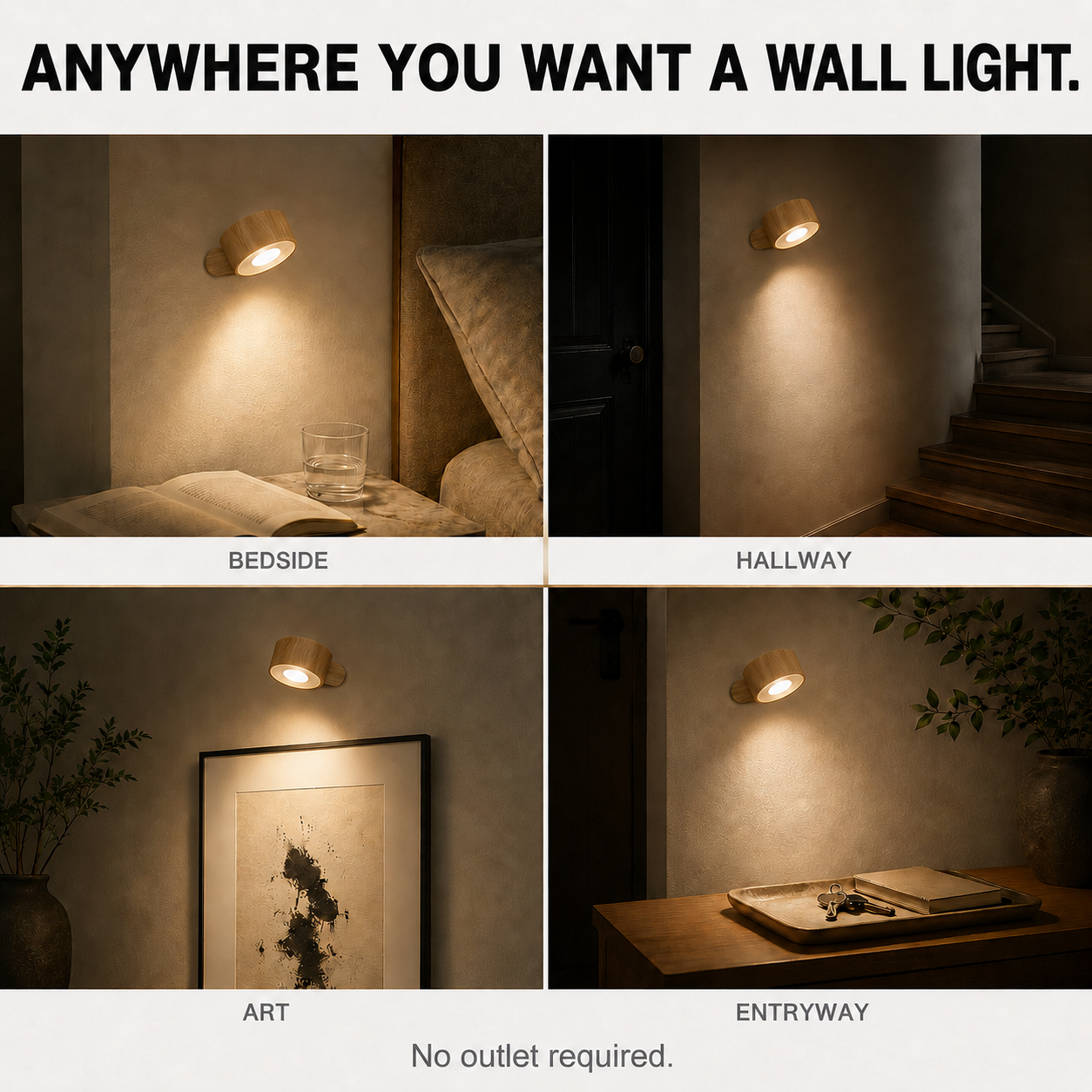 LumenMagnet | Stylish Rechargeable Magnetic Wall Reading Light 5