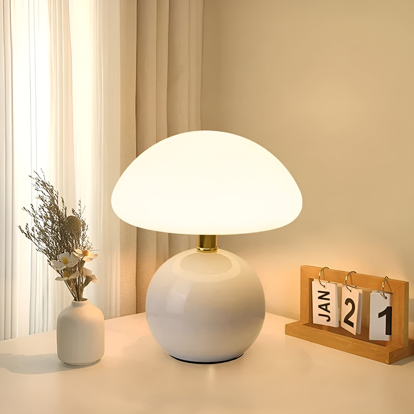 Lumenara | Cozy Compact Mid-Century Modern Decorative Lamp 4