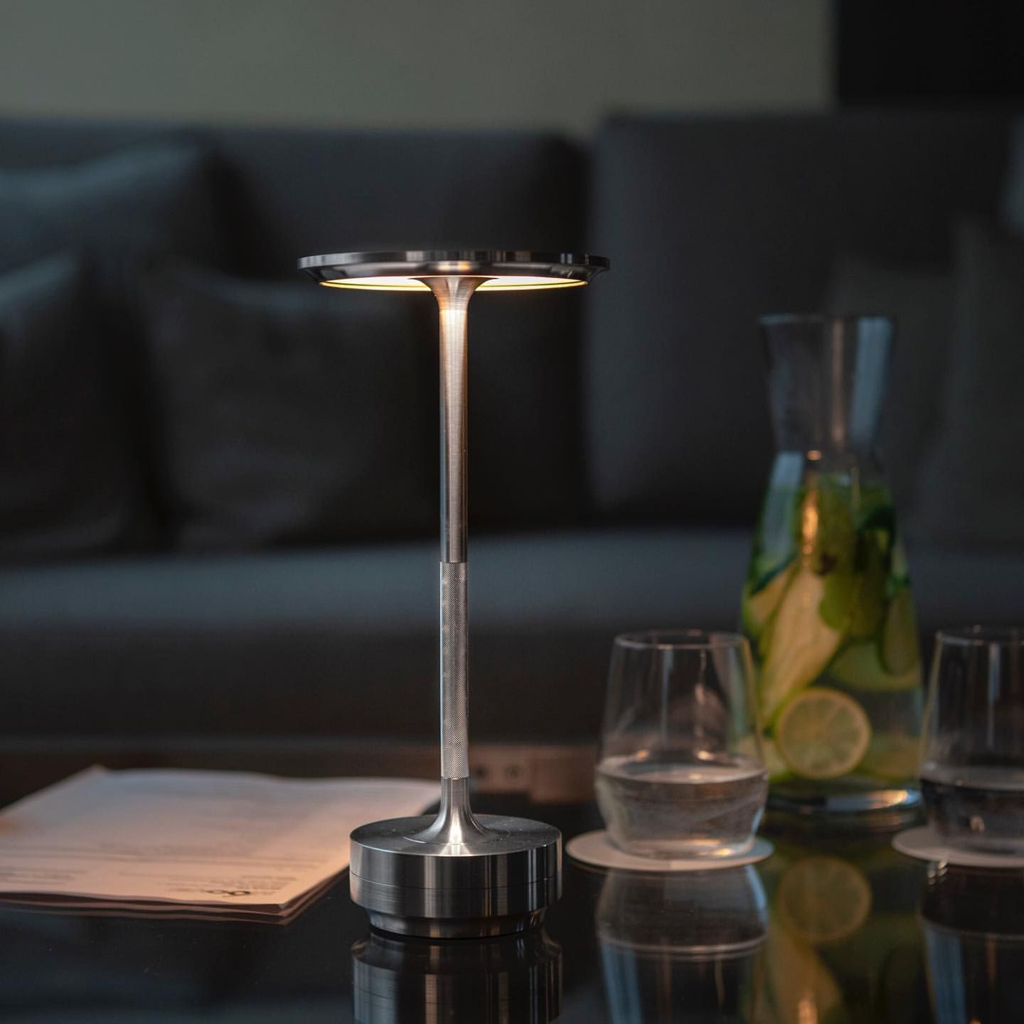 LumiGlow | Stylish Cordless Dimmable LED Table Lamp for Bedside Use 3