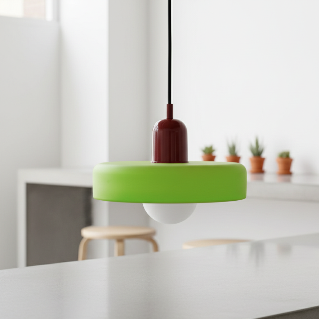LuminaGlass | Stylish Colorful Glass Pendant Light for Kitchen Island 10