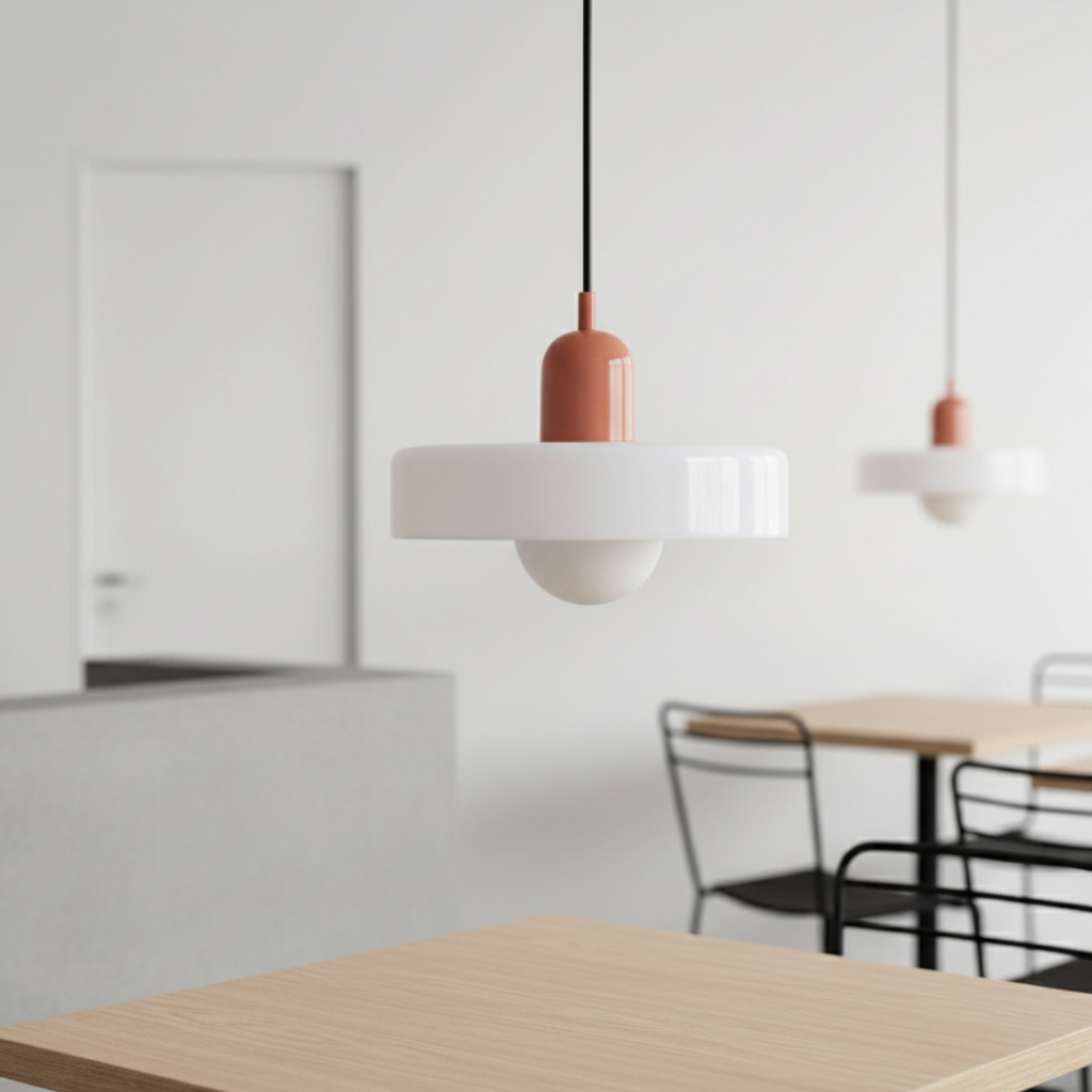 LuminaGlass | Stylish Colorful Glass Pendant Light for Kitchen Island 11