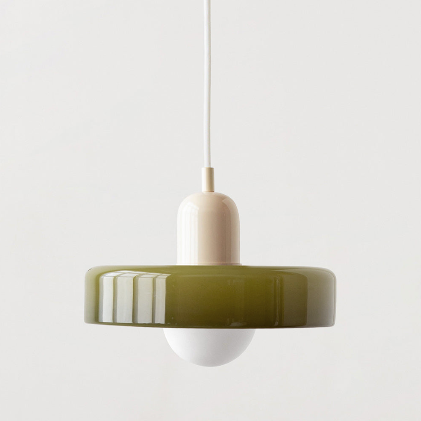 LuminaGlass | Stylish Colorful Glass Pendant Light for Kitchen Island 12