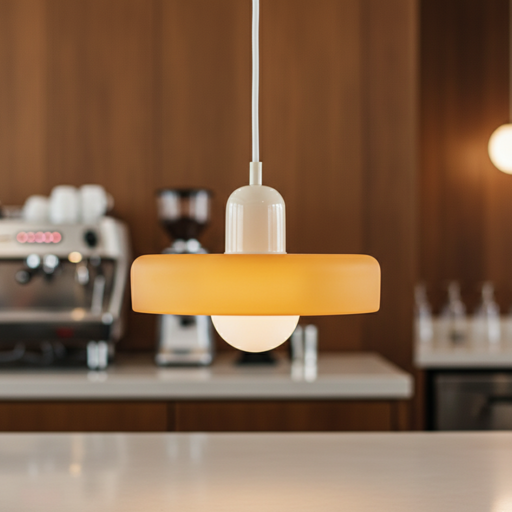 LuminaGlass | Stylish Colorful Glass Pendant Light for Kitchen Island 5