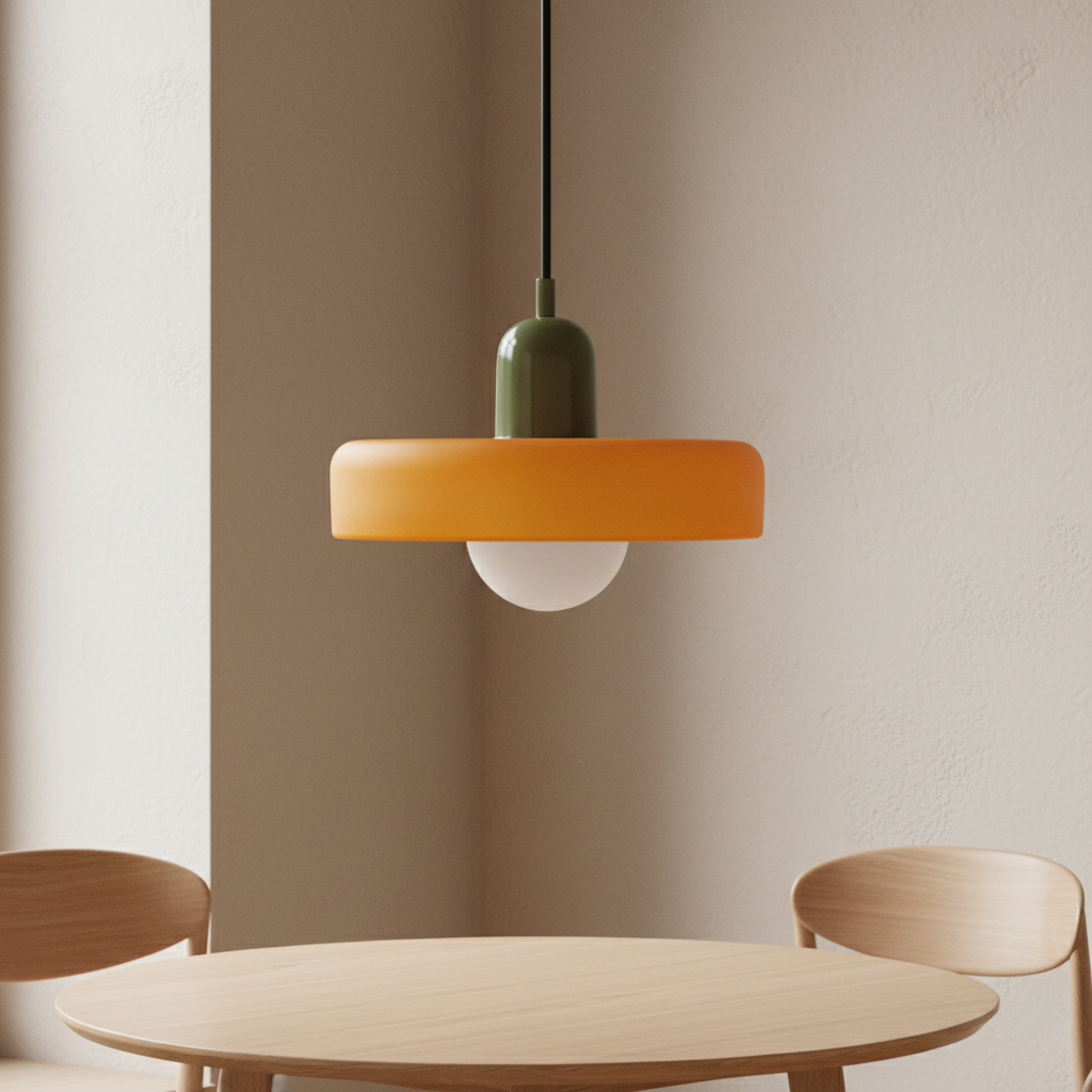 LuminaGlass | Stylish Colorful Glass Pendant Light for Kitchen Island 8