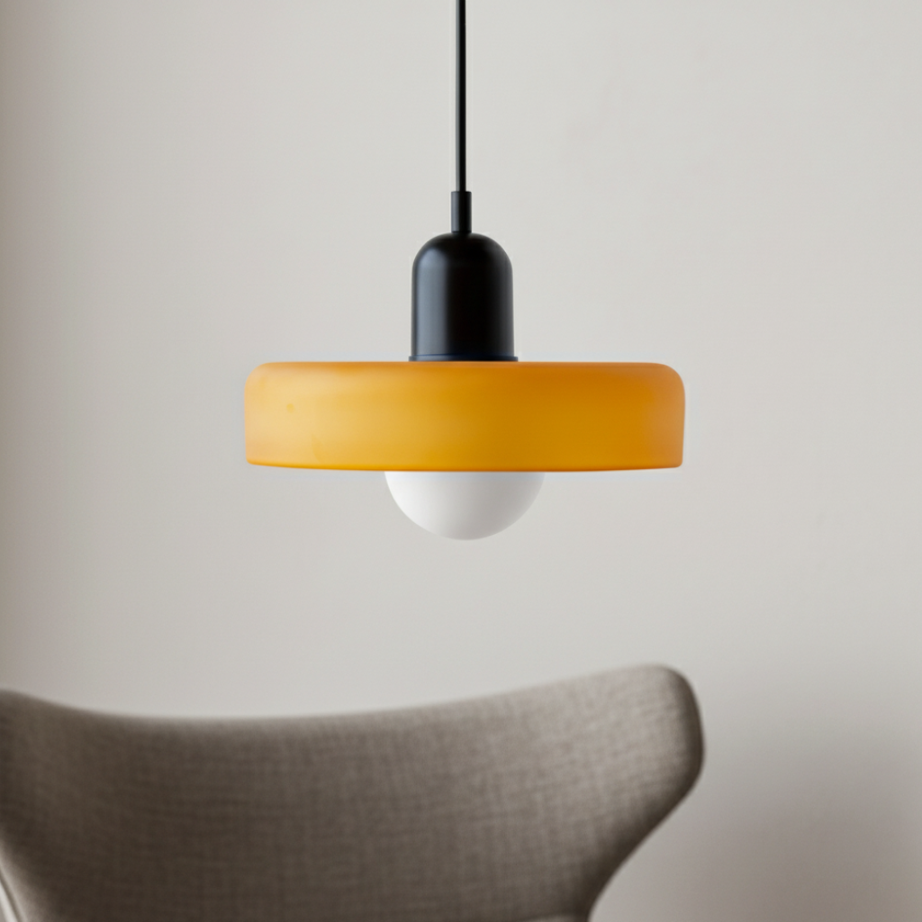 LuminaGlass | Stylish Colorful Glass Pendant Light for Kitchen Island 9