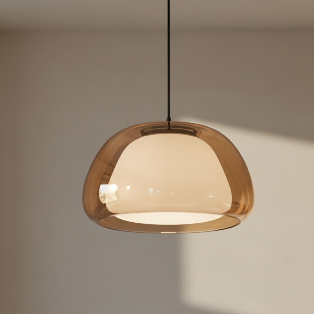 Luminara | Elegant Adjustable Glass Pendant Light for Kitchen Island 0