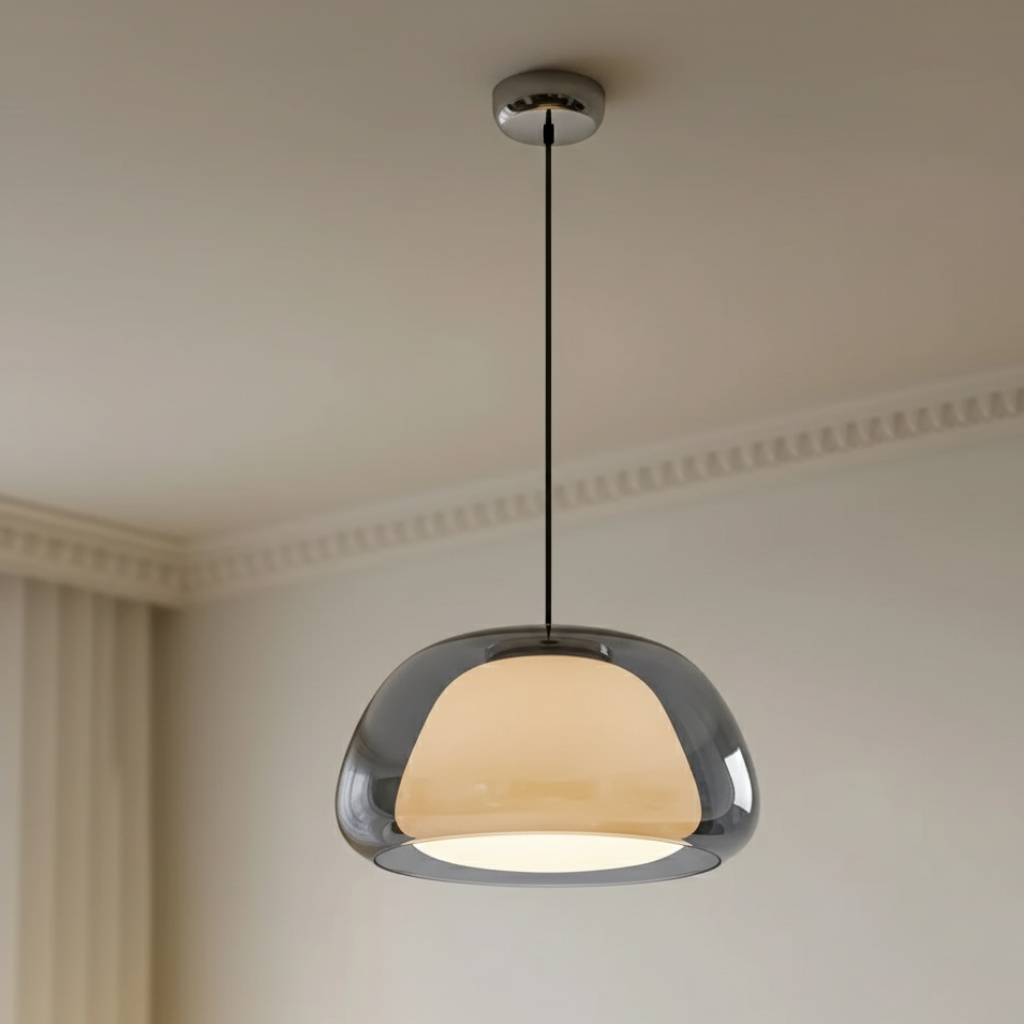 Luminara | Elegant Adjustable Glass Pendant Light for Kitchen Island 1
