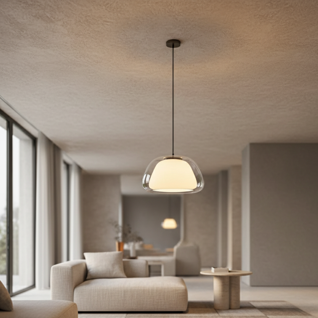 Luminara | Elegant Adjustable Glass Pendant Light for Kitchen Island 5