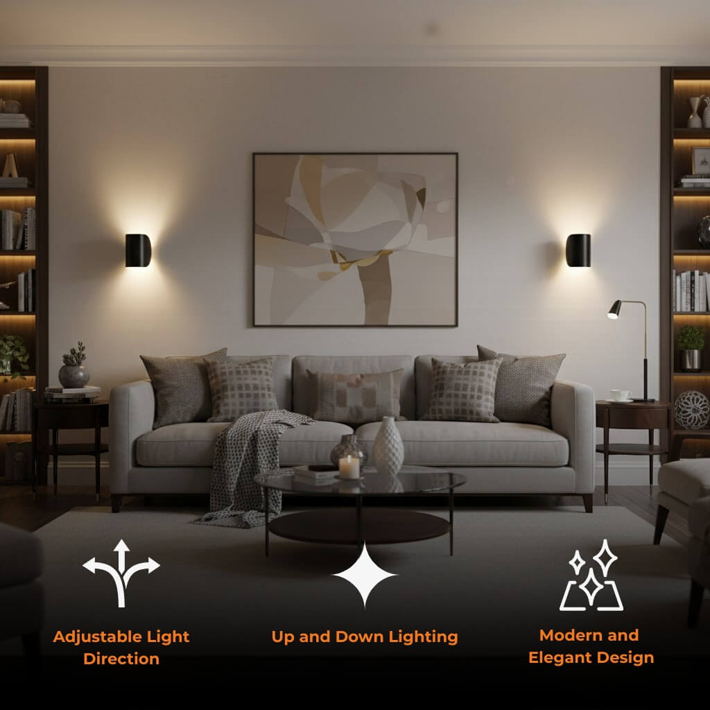 Luminara | Elegant Adjustable Modern Wall Sconce Light Fixture 5