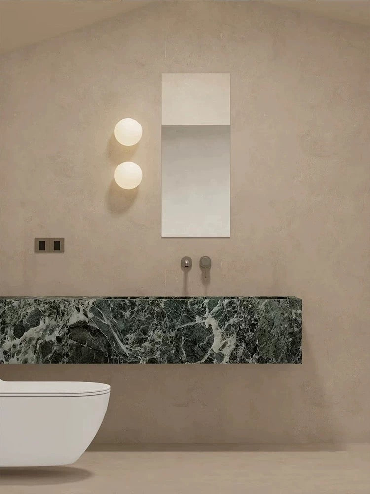 Luminara | Modern Sleek LED Globe Bathroom Wall Sconce Light 1