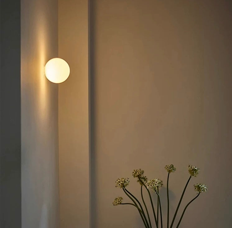 Luminara | Modern Sleek LED Globe Bathroom Wall Sconce Light 3