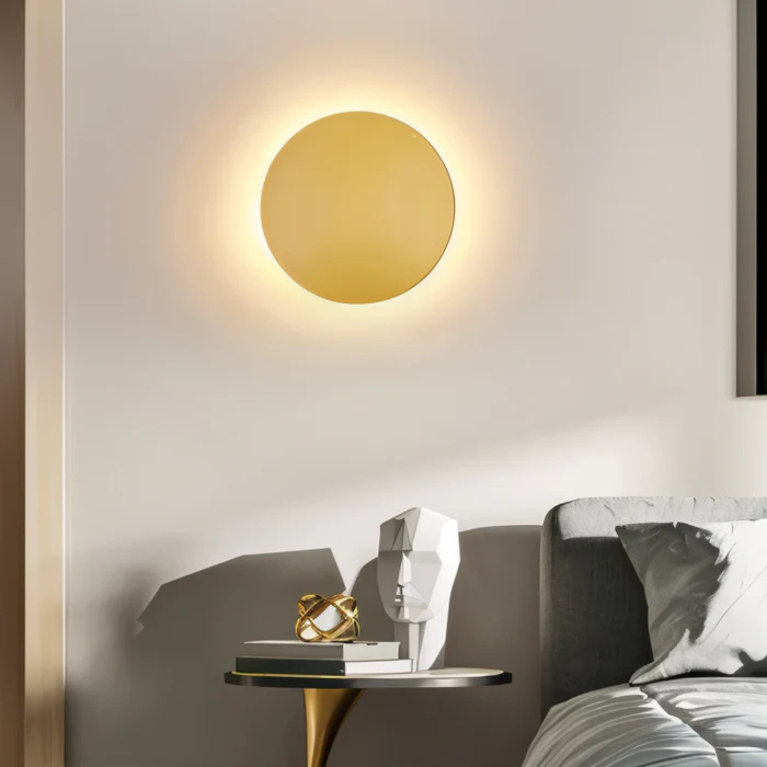 Luminara | Modern Sleek Layered Disc LED Wall Light Sconce 3