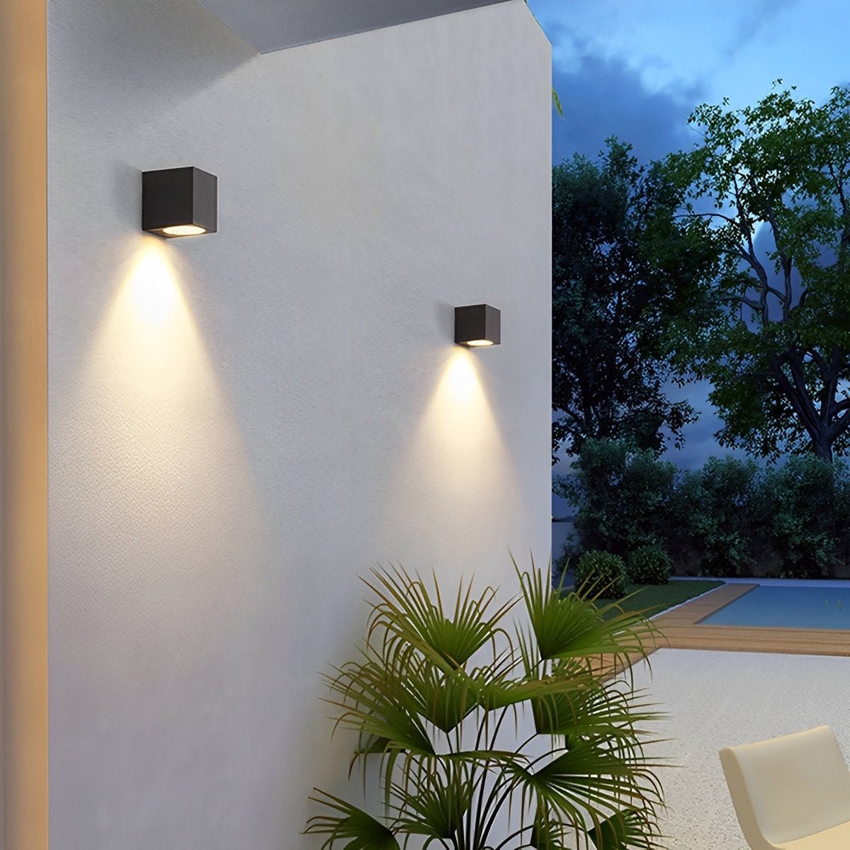 Luminara | Modern Sleek Waterproof Outdoor Wall Lights for Architecture 2