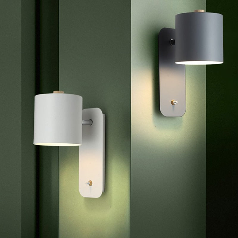 Luminara | Sleek Modern Metal Wall Sconce with Integrated LED Switch 1