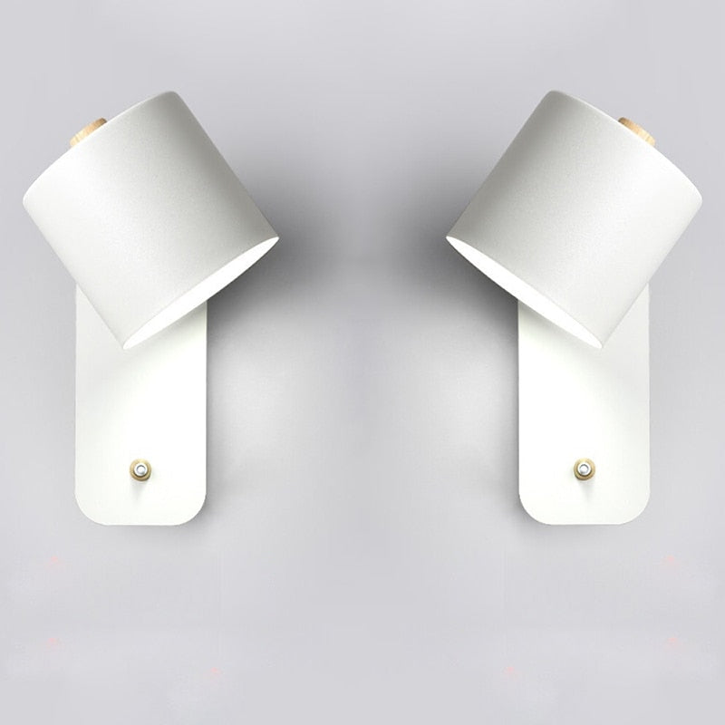 Luminara | Sleek Modern Metal Wall Sconce with Integrated LED Switch 3