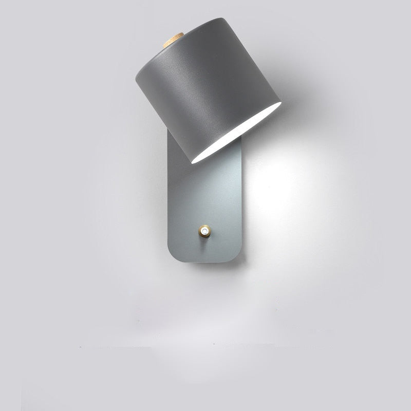 Luminara | Sleek Modern Metal Wall Sconce with Integrated LED Switch 6