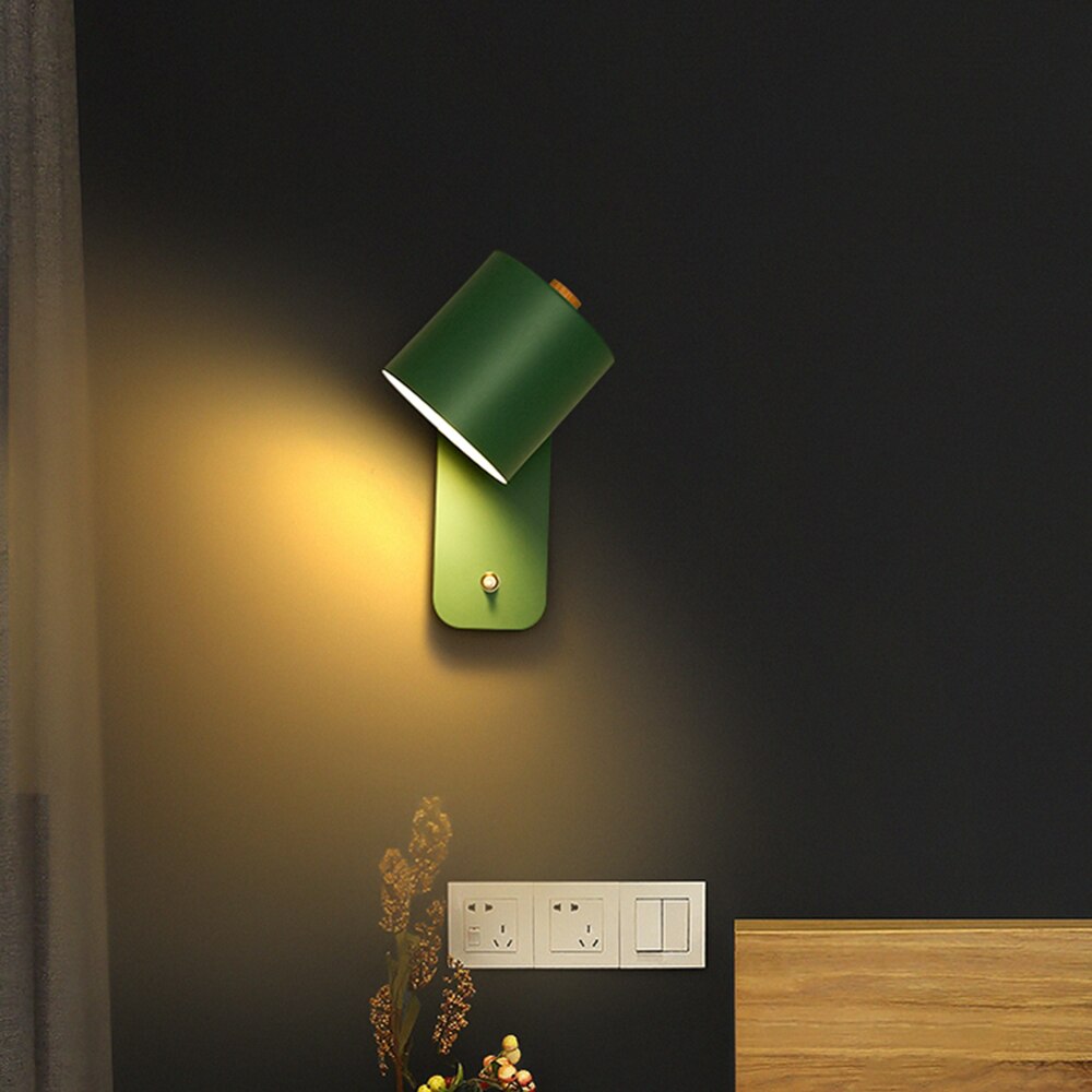 Luminara | Sleek Modern Metal Wall Sconce with Integrated LED Switch 8