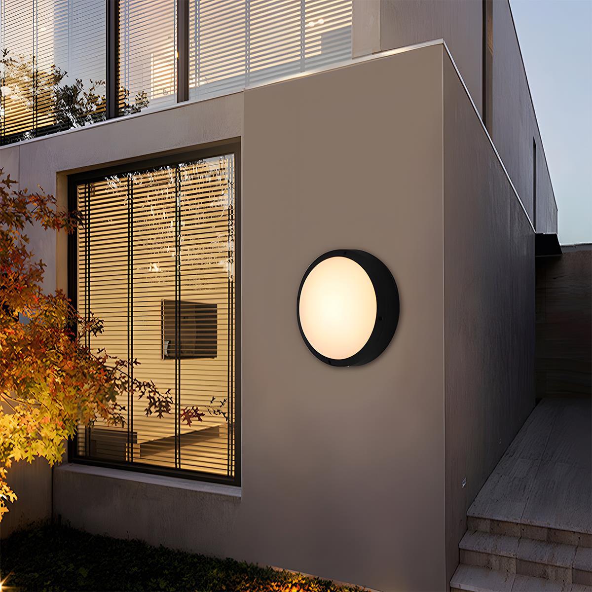 Luminara | Sleek Modern Waterproof Outdoor Wall Light Fixture 6
