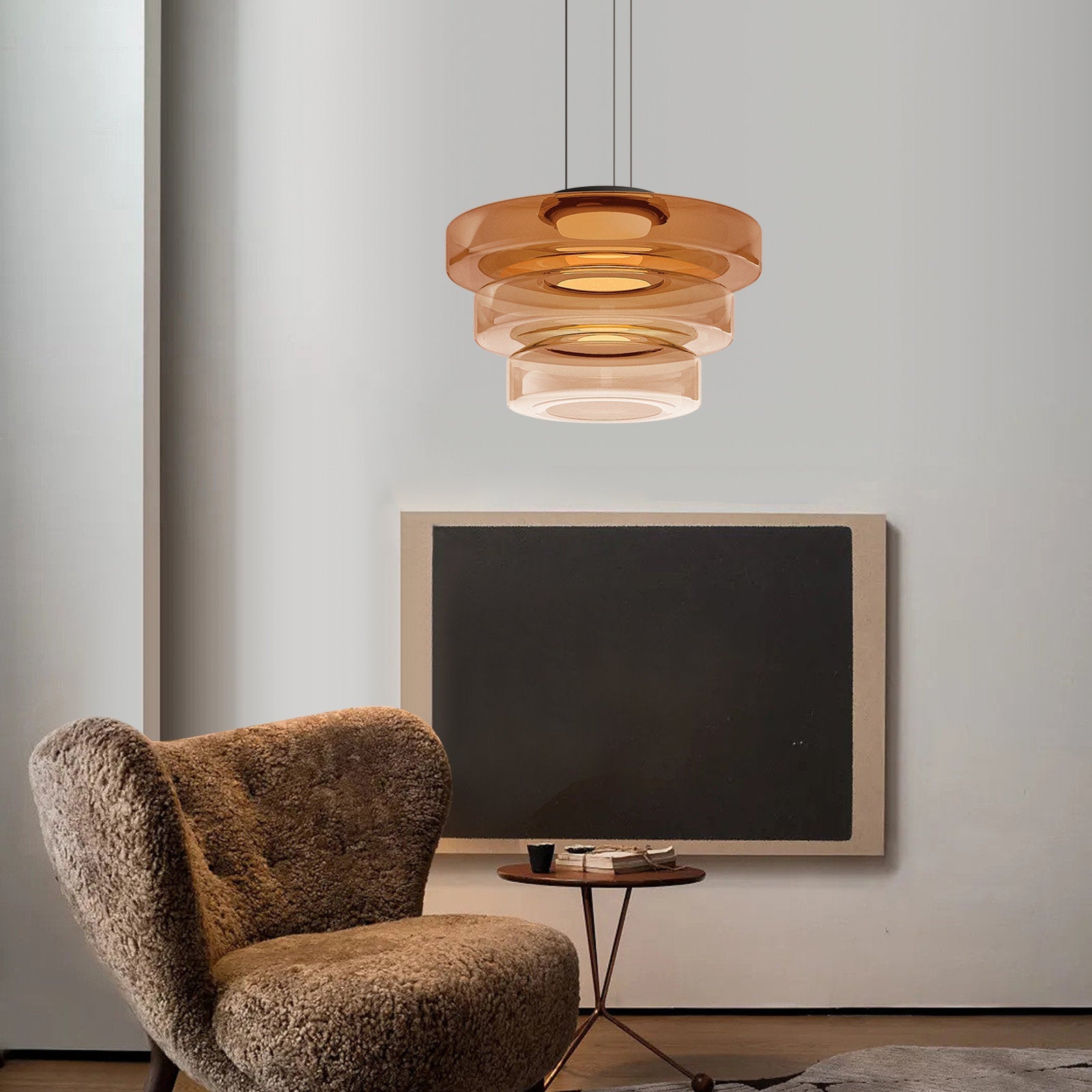 Luminara | Stylish Dynamic Glass Kitchen Pendant Lighting Fixture 4